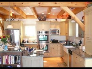 Custom Shaker Kitchen by R.A. Page Custom Cabinetry and Farmhouse Furniture, New Hampshire